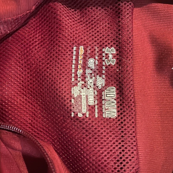 Red/maroon colored Windbreaker Jacket. Size medium in womens - Picture 2 of 2